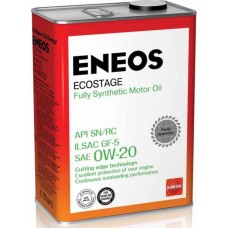 Масло моторное ECOSTAGE SN 0W20 синт.4л, 8801252022022, ENEOS