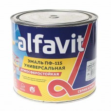 Краска белая 1.9кг ПФ-115, 708, АЛЬФА