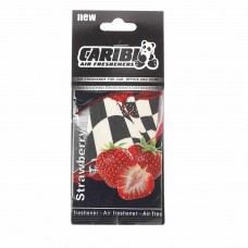 Ароматизатор подвесной пластина (клубника) Formula-1, 92005, CARIBI