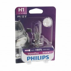 Лампа 12V H1 55W P14.5s +60% блистер (1шт.) Visionplus, 12258VPB1, PHILIPS