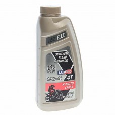 Масло моторное для 4-х тактных двигателей X-MOTO CROSS SJ 4T 10W40 п/синт.1л, 30421, LUXE