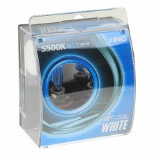 Лампа 12V H11 55W PGJ19-2 5500К бокс (2шт.) Super White, 12115SW2, HNG