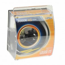 Лампа 12V H3 55W PK22s 3000К бокс (2шт.) всесезонная Golden Eye, 12355GE2, HNG