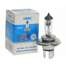 Лампа 12V H4 100/90W P43t Long Life, 12410, HNG