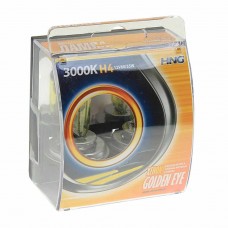Лампа 12V H4 60/55W P43t 3000К бокс (2шт.) Golden Eye, 12443GE2, HNG