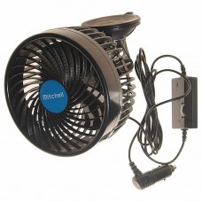 Вентилятор в салон 12V на присоске синий, HX-T703E DC12V blue, MITCHELL