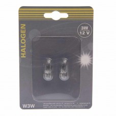Лампа 12V W3W W2.1x9.5d блистер (2шт.), GIP06064, GANZ